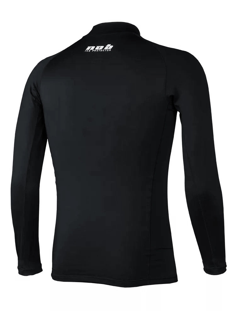 Thermal Fleece And Spandex Long Sleeve Shirt
