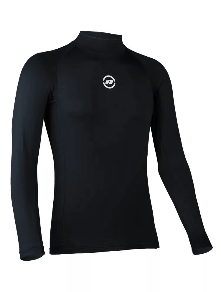 Thermal Fleece And Spandex Long Sleeve Shirt