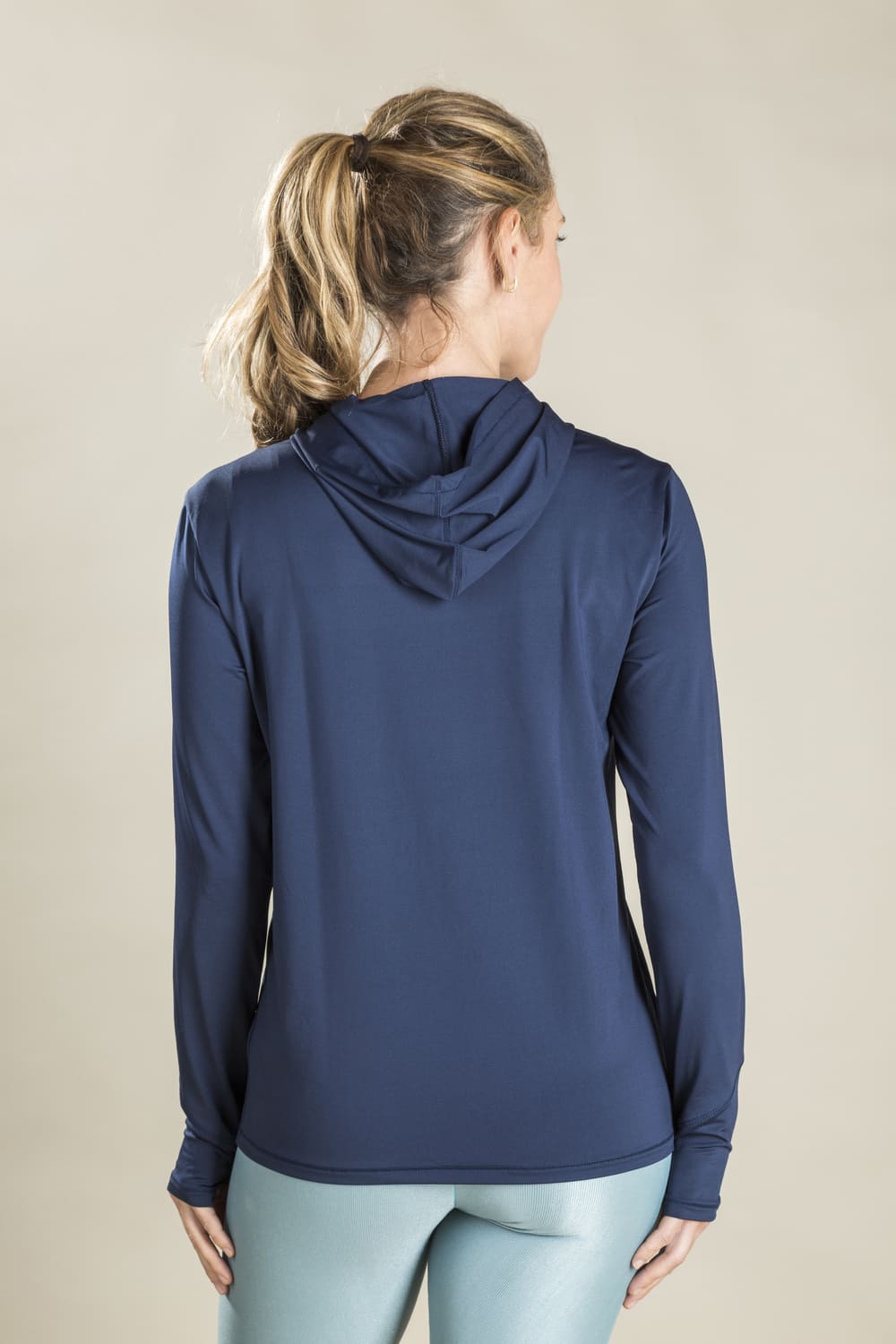 UV Dry Long Sleeve Hooded Shirt Spandex
