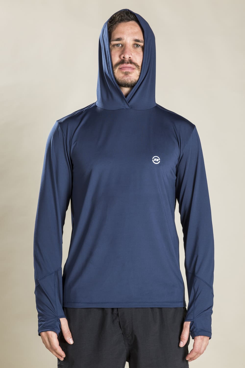 UV Dry Long Sleeve Hooded Shirt Spandex