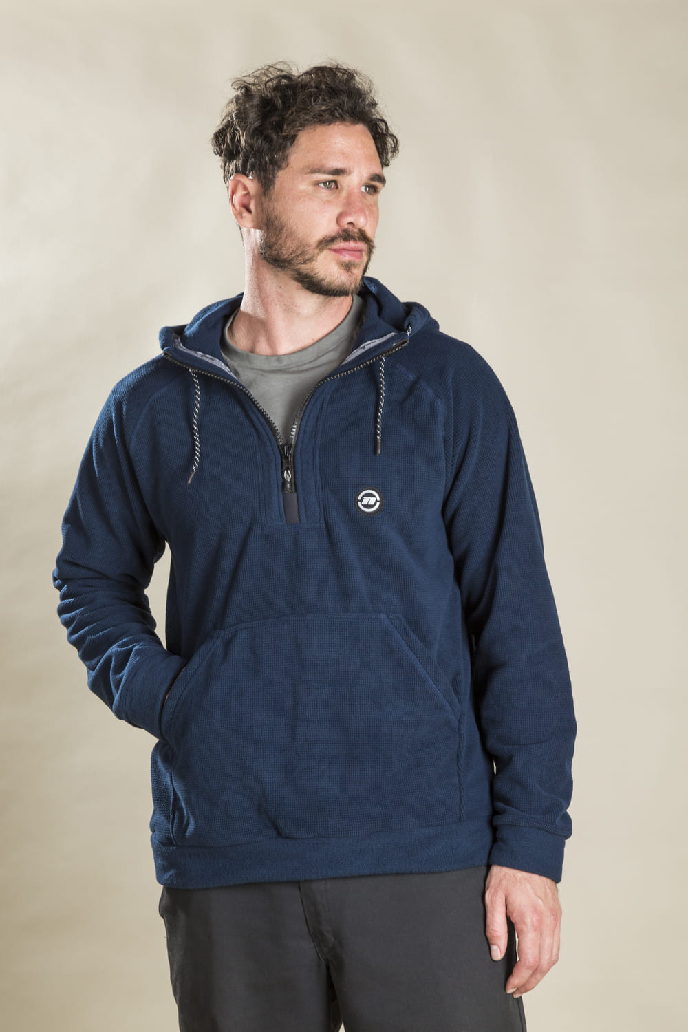 Nob Hooded Sweatshirt Jacquard Fleece