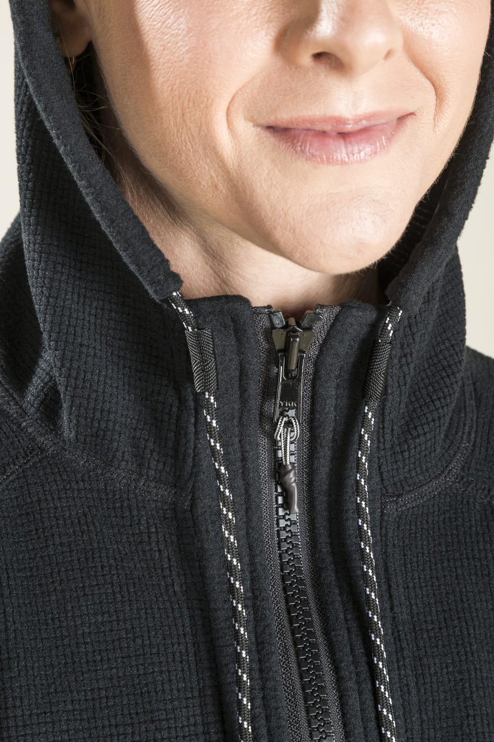 Nob Hooded Sweatshirt Jacquard Fleece