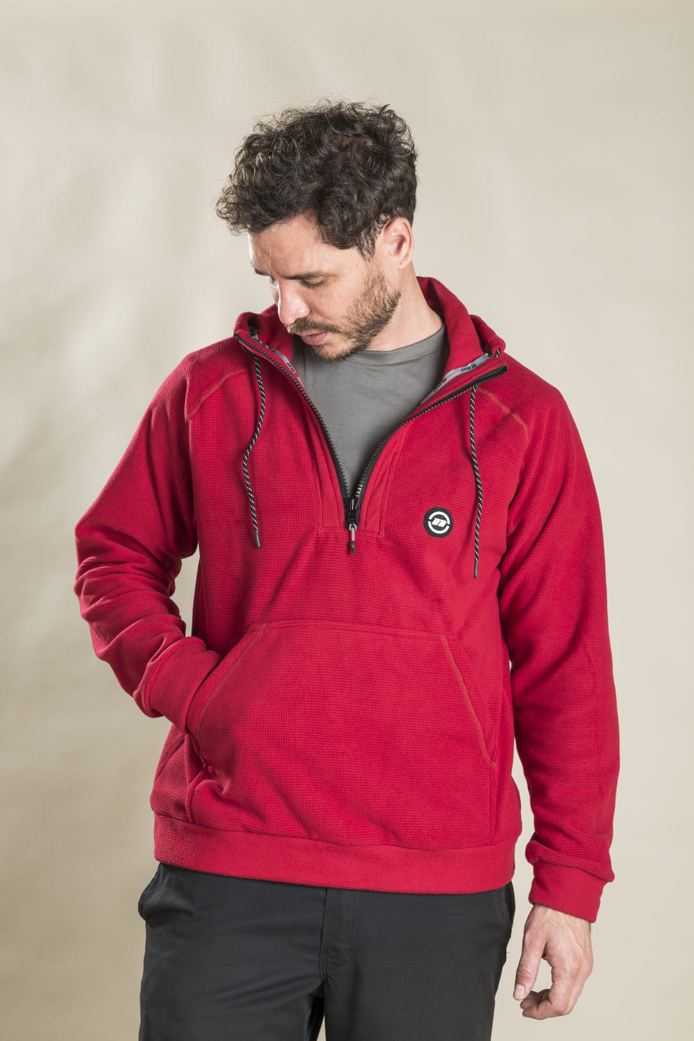 Nob Hooded Sweatshirt Jacquard Fleece