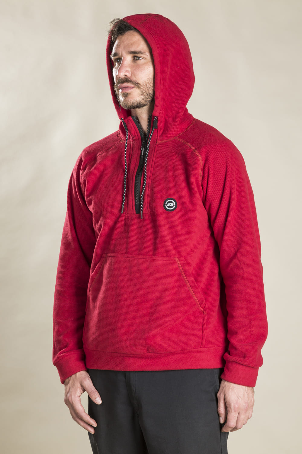 Nob Hooded Sweatshirt Jacquard Fleece