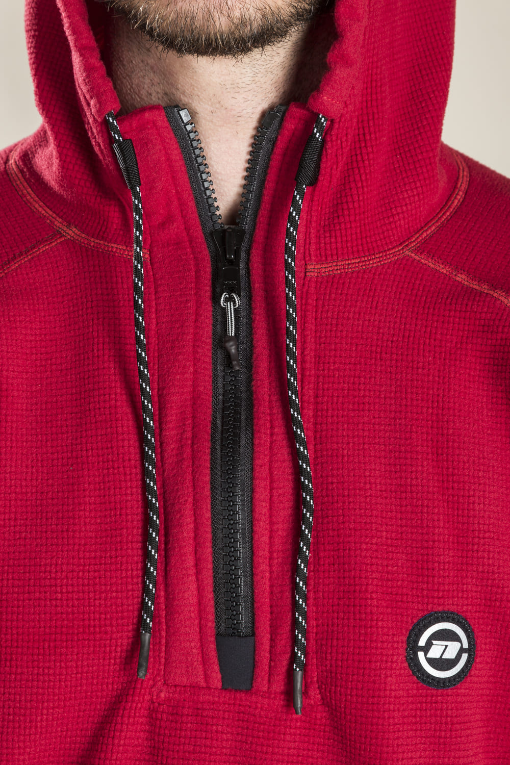 Nob Hooded Sweatshirt Jacquard Fleece